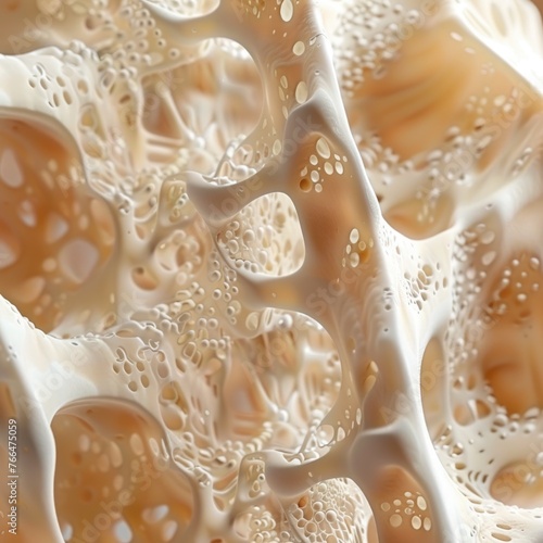 A 3D closeup of a joint, illustrating calciums role in maintaining bone density and joint health, with semitransparent skin revealing the healthy interaction beneath , 3D illustration