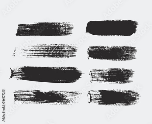 vector brush strokes graphic design