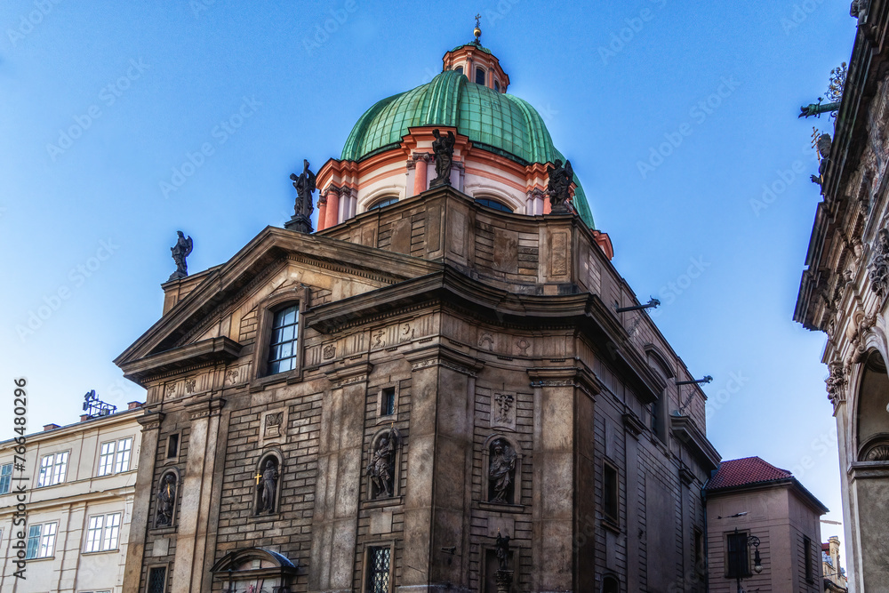 The Dome of Charles Bridge Museum in Prague, Czech Republic