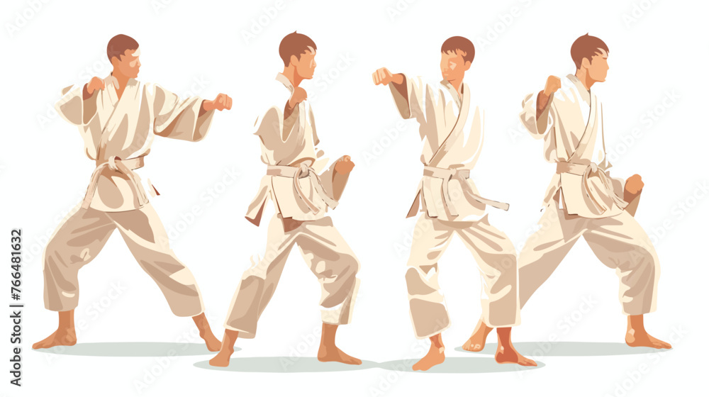 Martial Arts Dummy simple illustration clip art vector