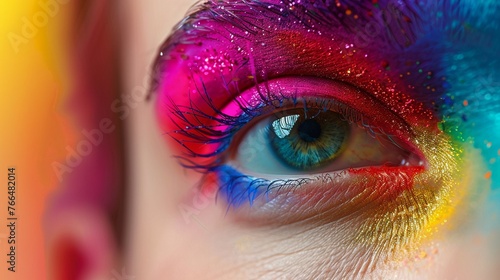 Color Palette Opt for a bold and vibrant color palette, with contrasting hues that pop against each other 