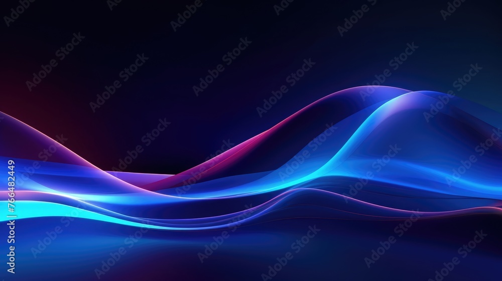 Abstract AI-generated background with waves, flashes, shine. Wave of dots and weave lines. Network connection structure. Abstract AI-generated background with waves, flashes, shine. Wave of dots and weave lines. Network connection structure.