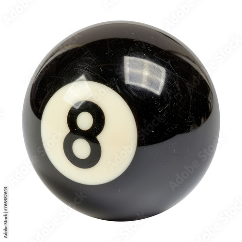 8-Ball Eight-Ball Billiard Pool Ball
