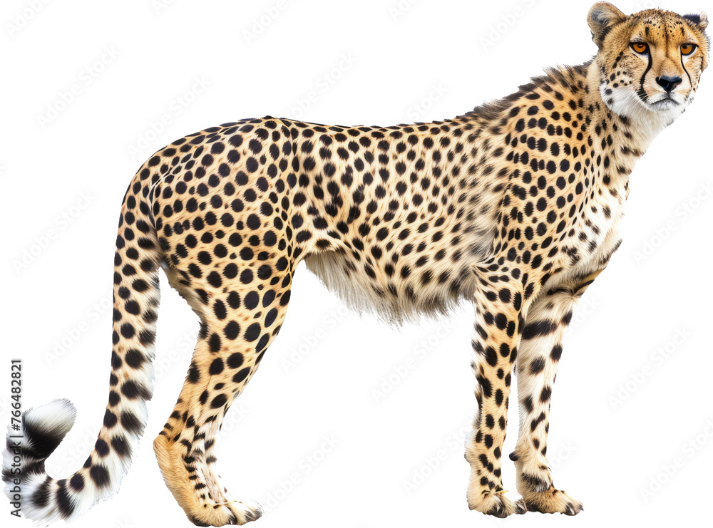 Majestic cheetah, cut out transparent Majestic cheetah, cut out transparent