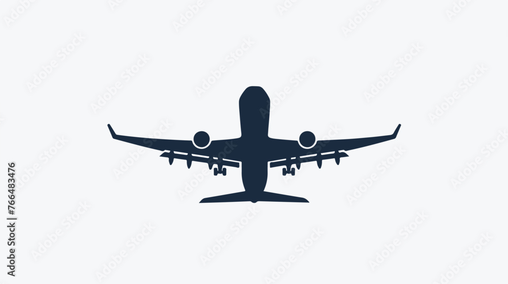 Plane icon logo design template vector illustration 