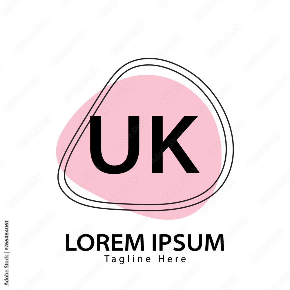 letter UK logo. UK. UK logo design vector illustration for creative ...