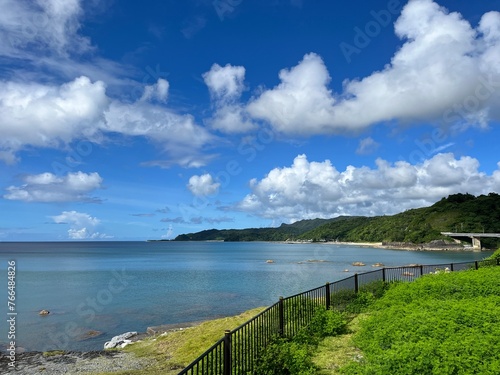 landscape with sky okinawa fine weather © mckay