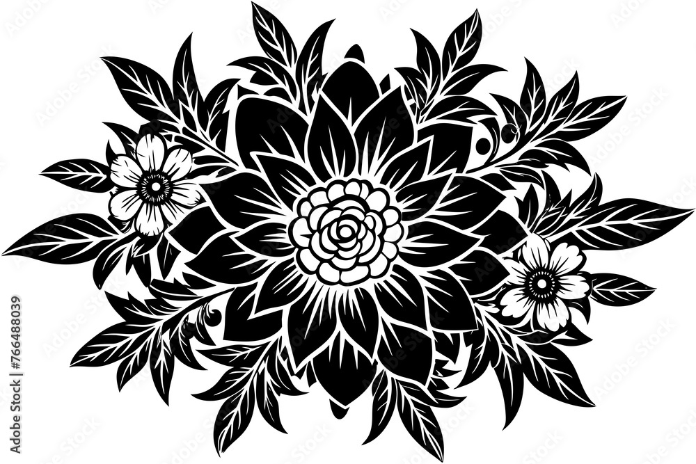 abstract floral ornament abstract floral ornament