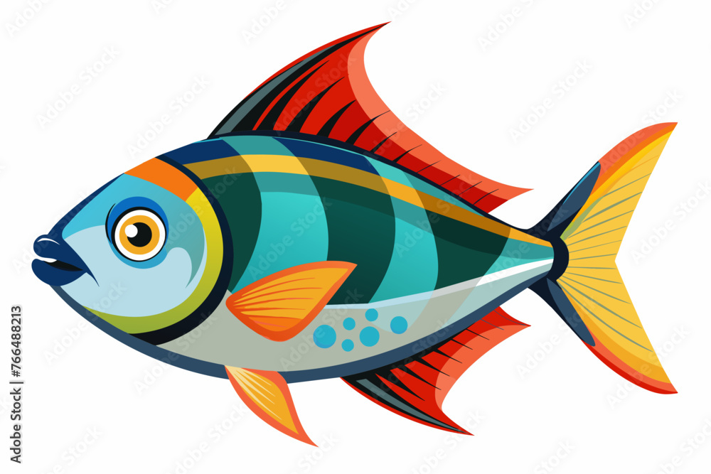 fish isolated on white vector illustration fish isolated on white vector illustration