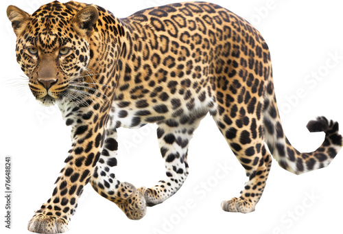 Jaguar in stealth mode  cut out transparent