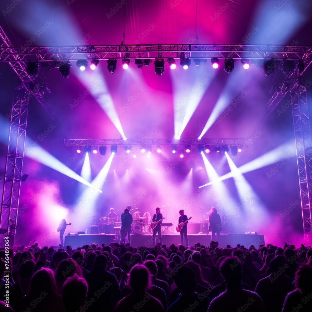 custom made wallpaper toronto digitalRock concert with a large crowd