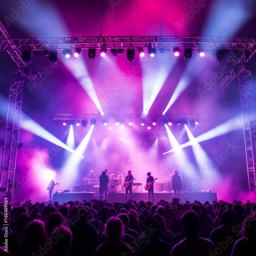 Wallpaper Mural Rock concert with a large crowd Torontodigital.ca