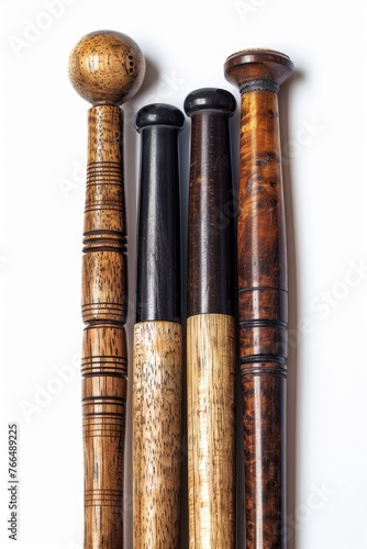 Wallpaper Mural A collection of baseball bats. Suitable for sports and equipment concepts Torontodigital.ca