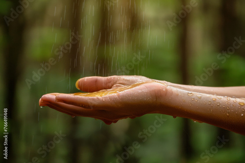 hand in the rain © Jelmar