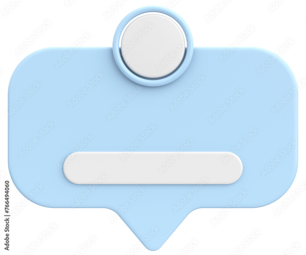 Profile box. Social media profile. 3D illustration. Profile box. Social media profile. 3D illustration.