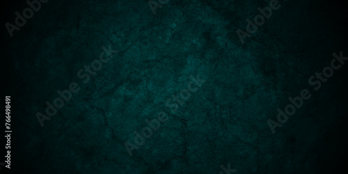 Abstract dark green stone marble wall concrete texture backdrop background anthracite rough rustic. Natural green blank dirty chalkboard Panorama. dark black slate background or texture.