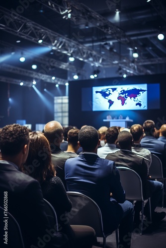 Audience at a business conference