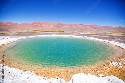 Lake in crater