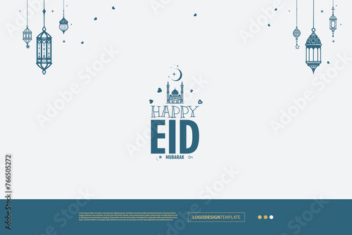 creative Eid Logo Design design classic style