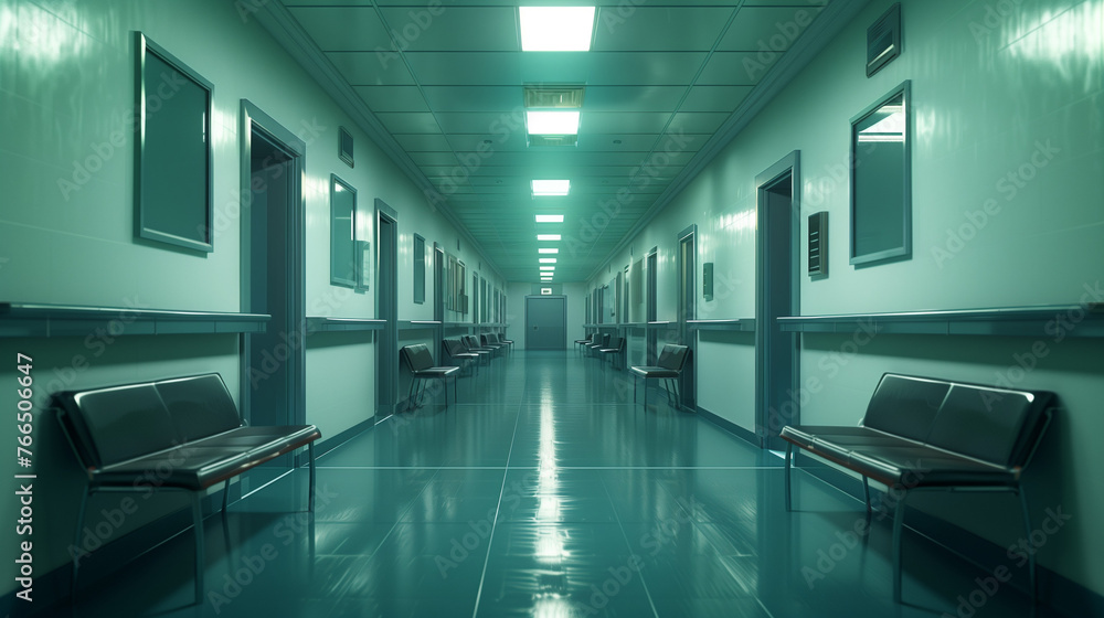 corridor in the building. corridor in the building.