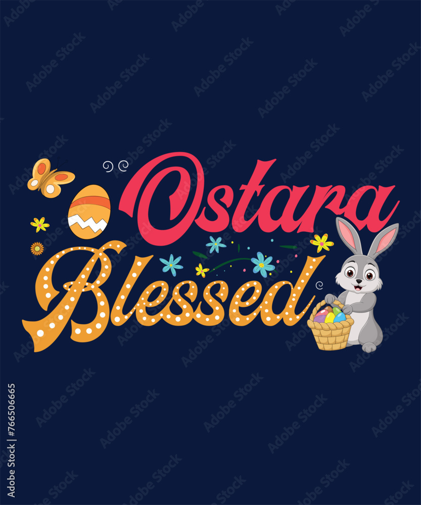 Celebrate the spirit of Ostara with blessings of renewal and hope. Ostara Blessed T shirt design