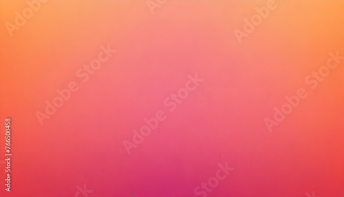 Abstract pink and orange color background with gradient and grain effect Digital noise Texture wallpaper