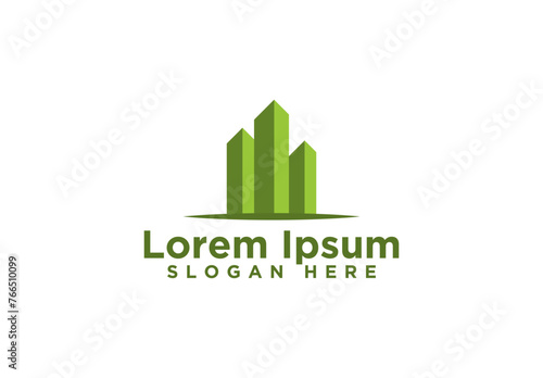 Building Logo Designs Vector Illustration