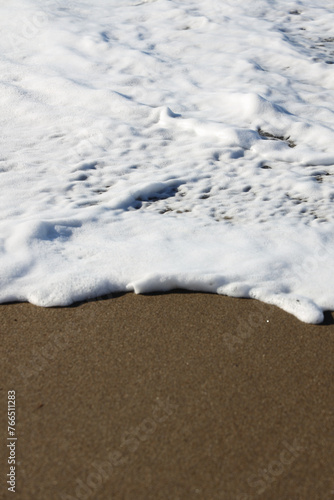 waves on the beach