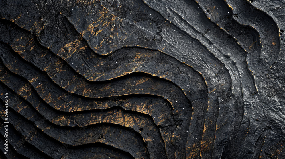 Black textured background with striking golden accents. Black textured background with striking golden accents.