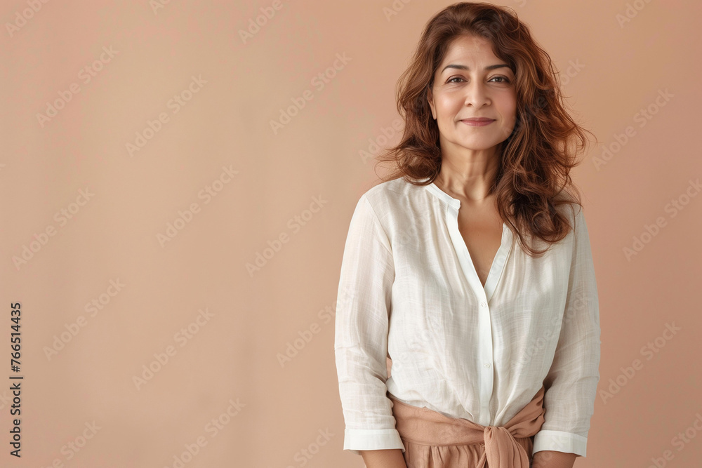 Elegant South Asian Woman in Stylish Attire Posing Elegant South Asian Woman in Stylish Attire Posing
