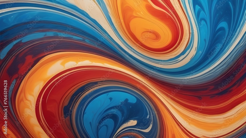 Fototapeta premium Abstract colorful art texture, background, liquid strokes
