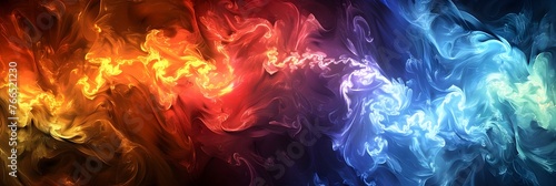 Mesmerizing Fractal Flames in a Vibrant Chromatic Explosion of Dynamic Color and Motion