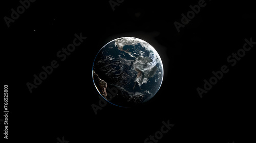 earth against a dark background