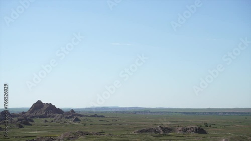 Badlands South Dakota Landscape Timelapse
