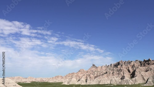 Badlands South Dakota Landscape Timelapse