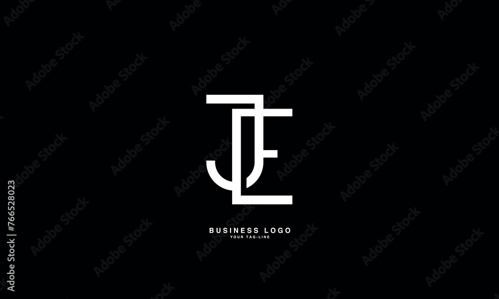 JE,E J, J, E, Abstract Letters Logo Monogram JE,E J, J, E, Abstract Letters Logo Monogram