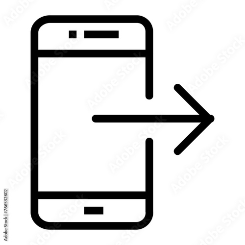 Line style digital correlation icon pack