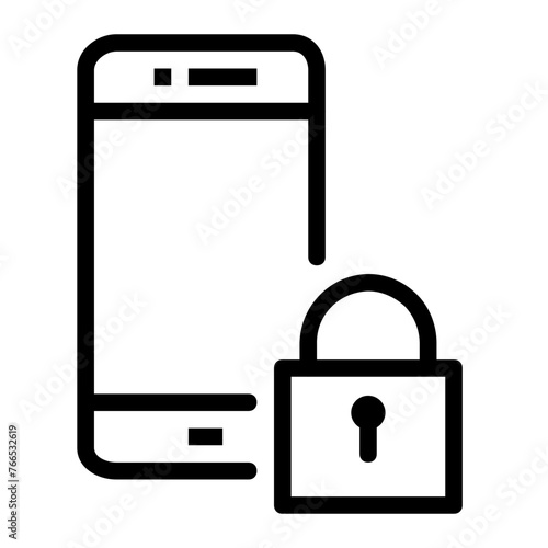 Line style digital correlation icon pack
