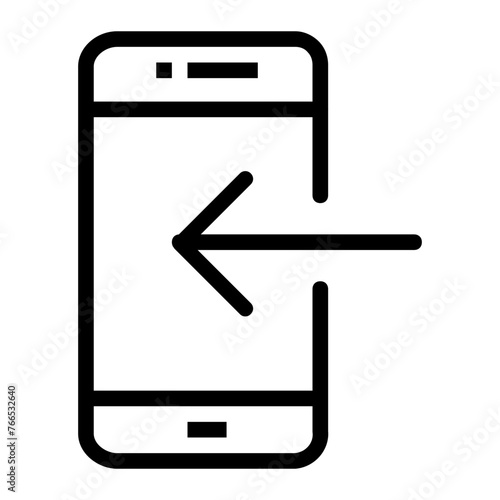 Line style digital correlation icon pack