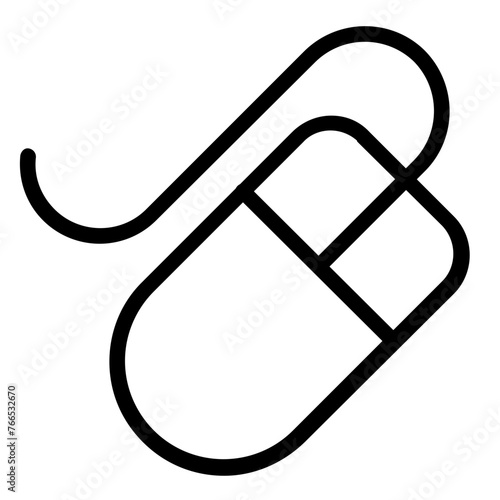 Line style digital correlation icon pack