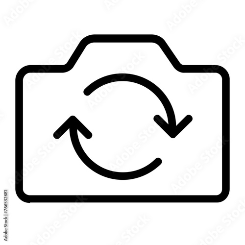 Line style digital correlation icon pack