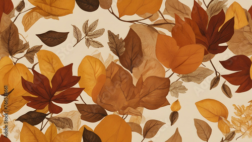 Bring the warmth of autumn indoors with a background