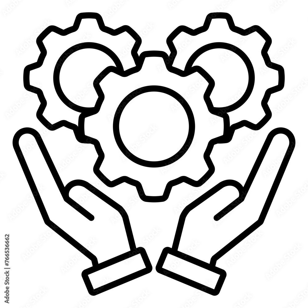 black line style research and development icon with various shapes black line style research and development icon with various shapes
