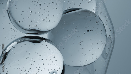 Wallpaper Mural Close up of 3D water bubbles background. Torontodigital.ca