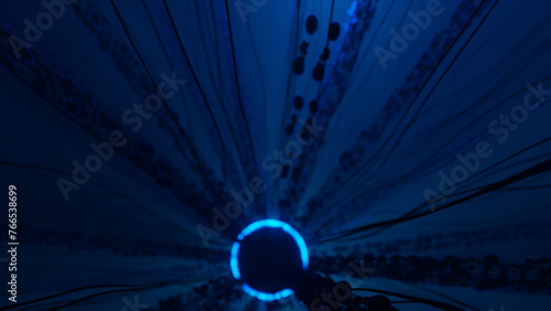 Wallpaper Mural Sci-fi organic black hole in the space. Torontodigital.ca