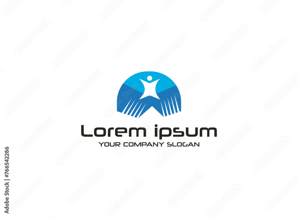 Creative modern gaming logo illustration. Creative modern gaming logo illustration.