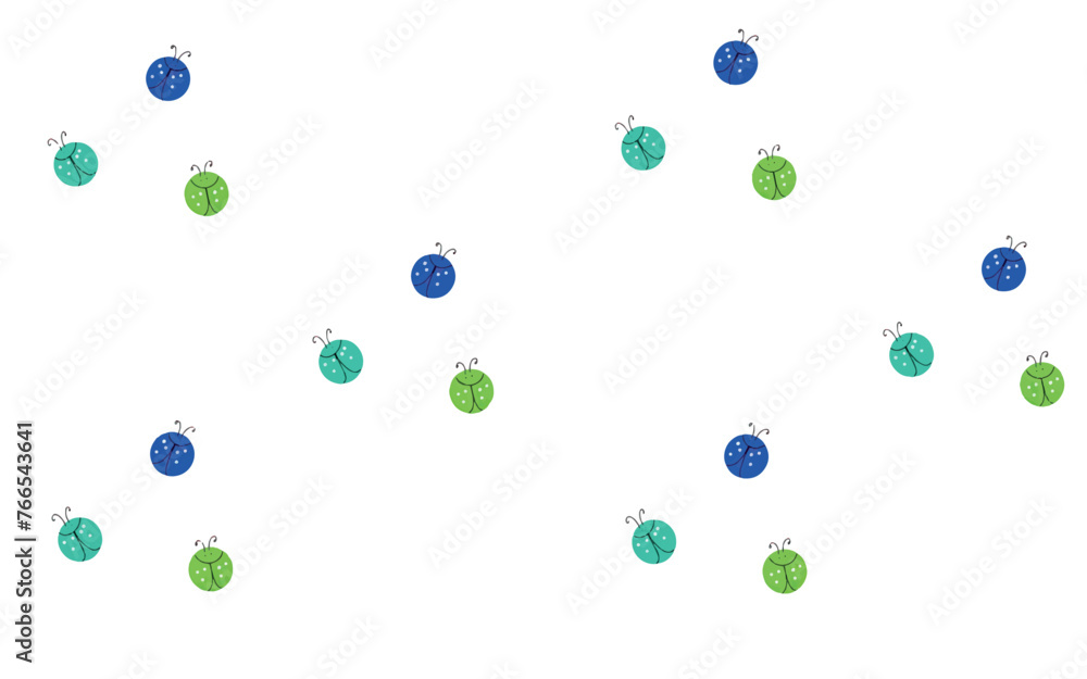 Children's cartoon print pattern with cute bugs, insects, ladybugs. Beetles pattern art, simple drawing. Print for children's clothing, stationery, decor. Print for garden tools and accessories. Children's cartoon print pattern with cute bugs, insects, ladybugs. Beetles pattern art, simple drawing. Print for children's clothing, stationery, decor. Print for garden tools and accessories.
