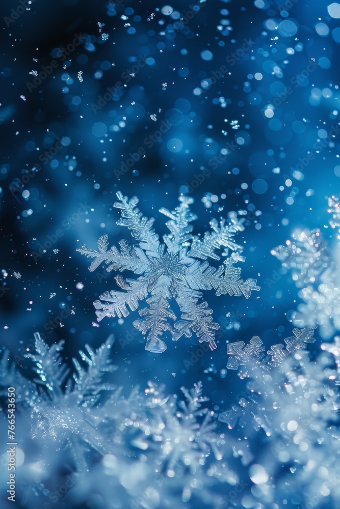 Blue Sparkling Winter Wonderland Background, Snow, Snowflakes, Bokeh, Vertical Christmas Illustration. Generative AI.
Blue Sparkling Winter Wonderland Background, Snow, Snowflakes, Bokeh, Vertical Christmas Illustration. Generative AI.