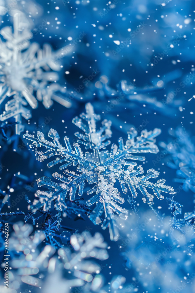 Blue Sparkling Winter Wonderland Background, Snow, Snowflakes, Bokeh, Vertical Christmas Illustration. Generative AI.
Blue Sparkling Winter Wonderland Background, Snow, Snowflakes, Bokeh, Vertical Christmas Illustration. Generative AI.