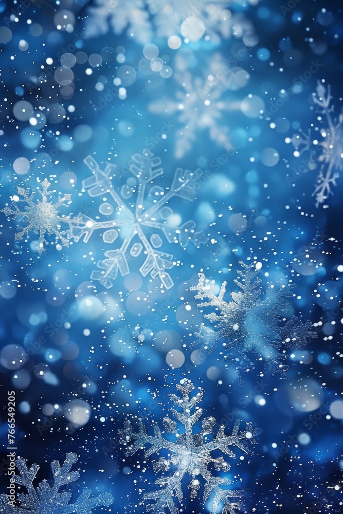 Blue Sparkling Winter Wonderland Background, Snow, Snowflakes, Bokeh, Vertical Christmas Illustration. Generative AI.
Blue Sparkling Winter Wonderland Background, Snow, Snowflakes, Bokeh, Vertical Christmas Illustration. Generative AI.